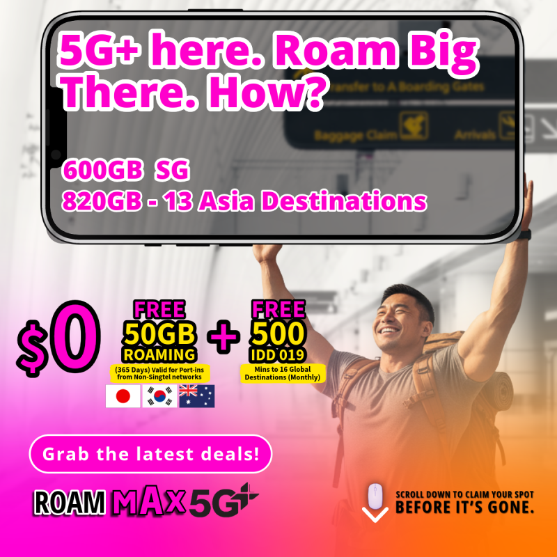 vivifi roam max 5g+ sim only plan singapore with malaysia & asia roaming-Hooks-Web-Tiling